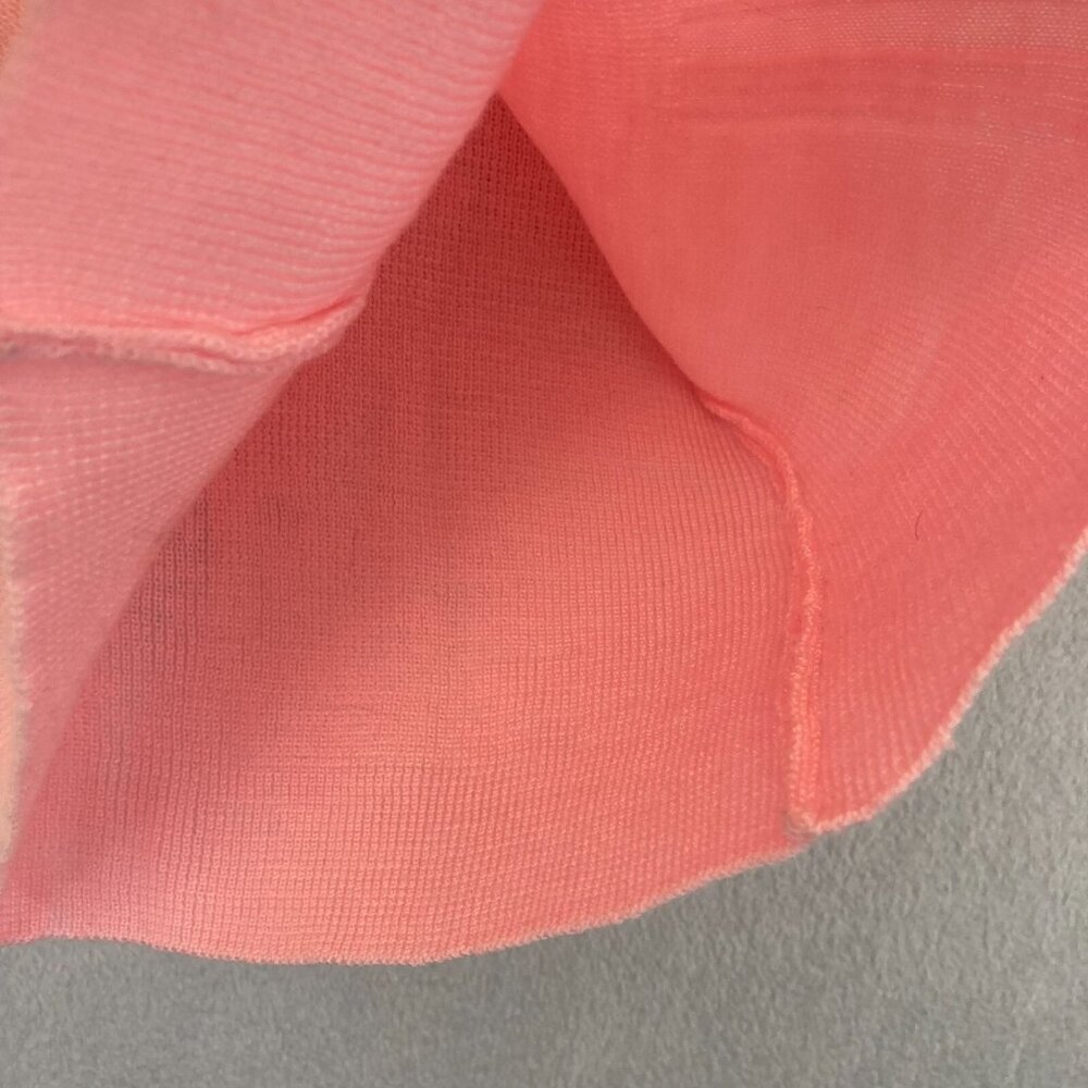 Vintage MacHenry‎ Womens Button Up Short Sleeve Sweater Size Large Pink Cardigan - Picture 7 of 12